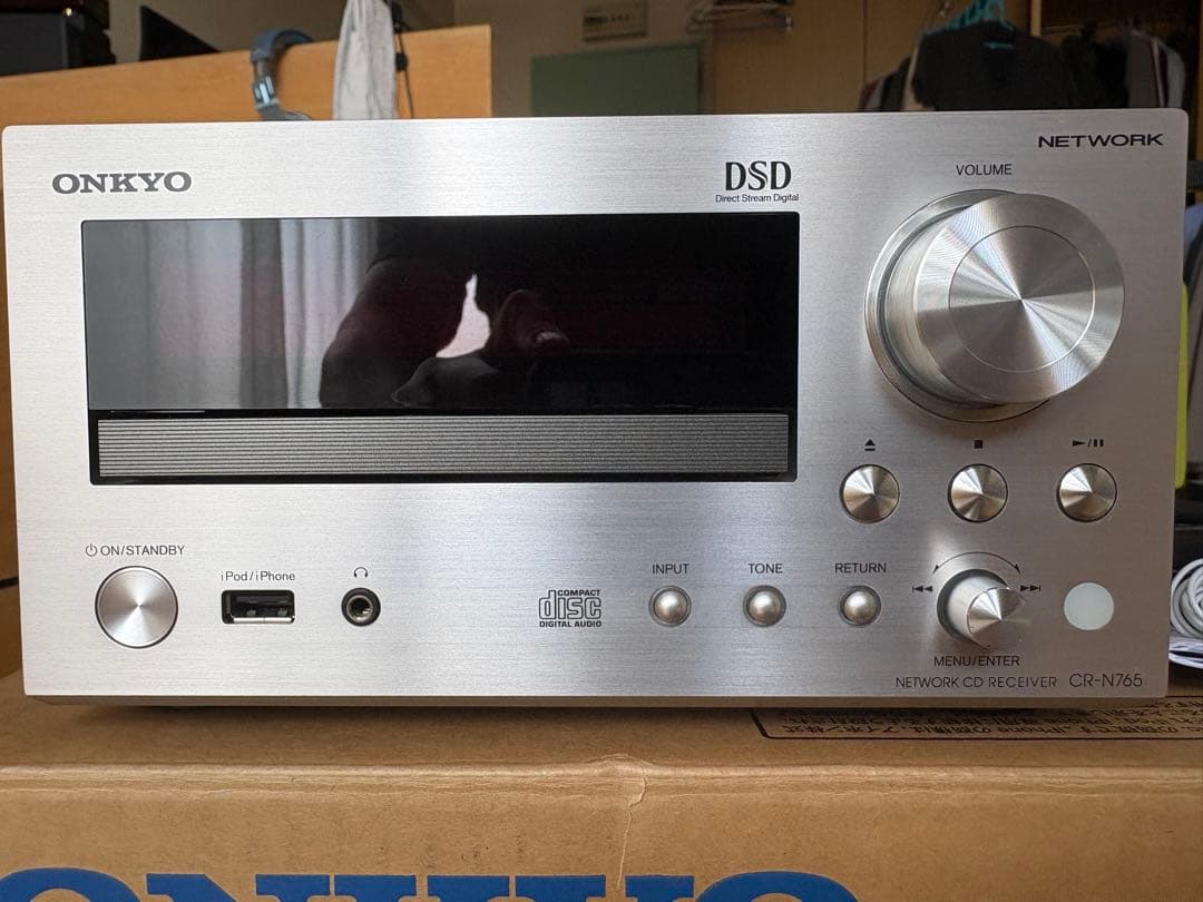 美品】ONKYO CR-N765(S) ネットワークCDレシーバー