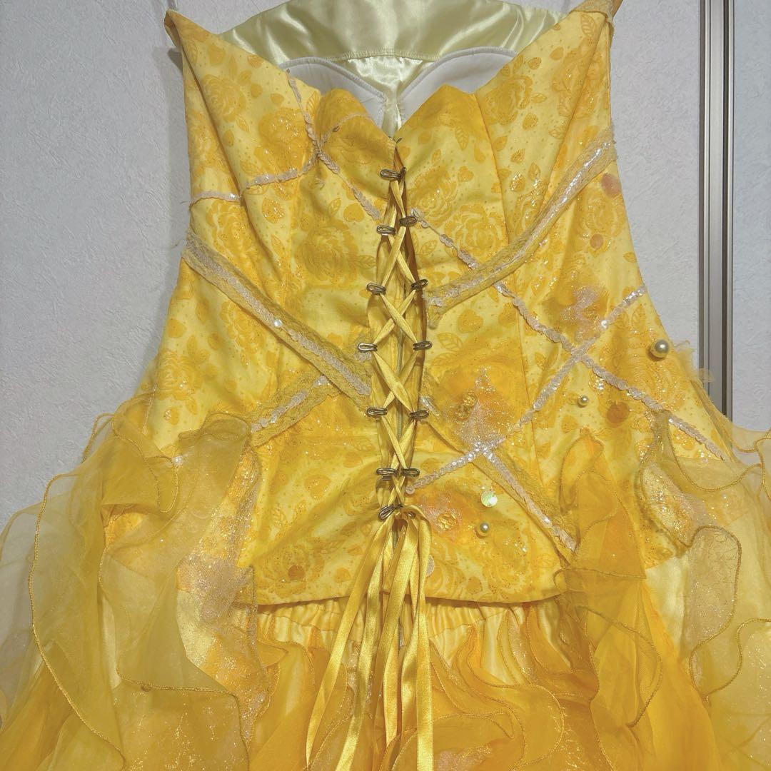 yellow dress 約9号 約Mサイズ(ウエディング結婚式発表会演奏会