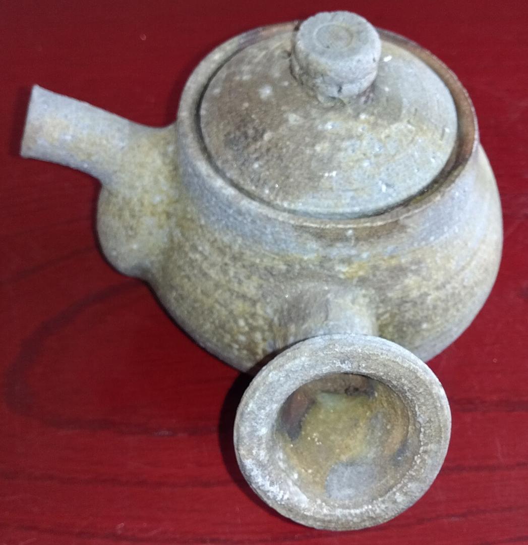 越前焼名工 白越不朝（塩越窯）自然灰釉究極美が迸る