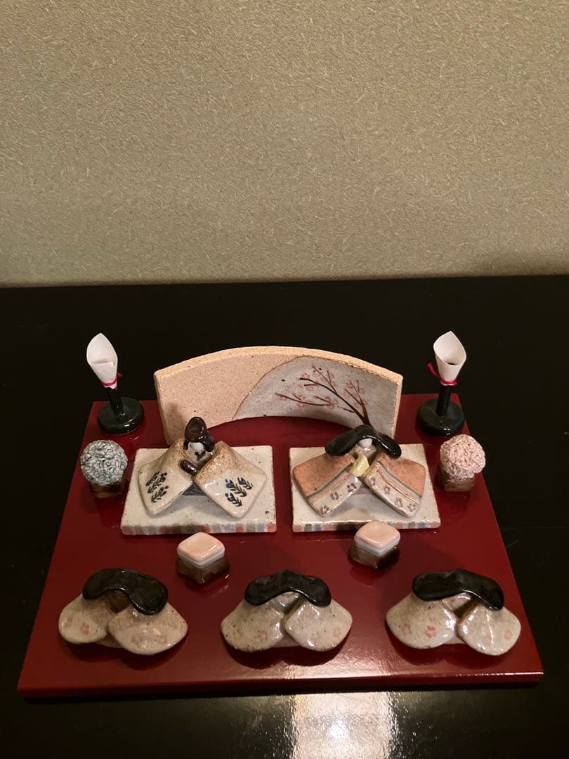 雛人形、たち吉、陶器、新品未使用