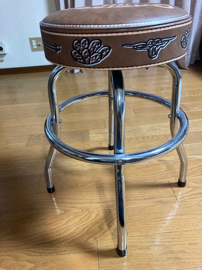 GRETSCH バースツール ブラウンレザー