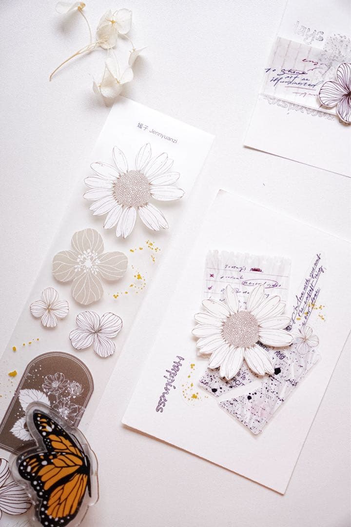 ⭐️SALE⭐️媛子文创《秋陌》海外マスキングテープ　マステ 【1877】