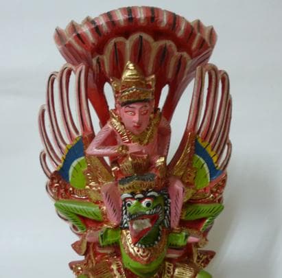 ガルーダ インドネシアバリ島購入品 木製彫刻 経年品 - メルカリ