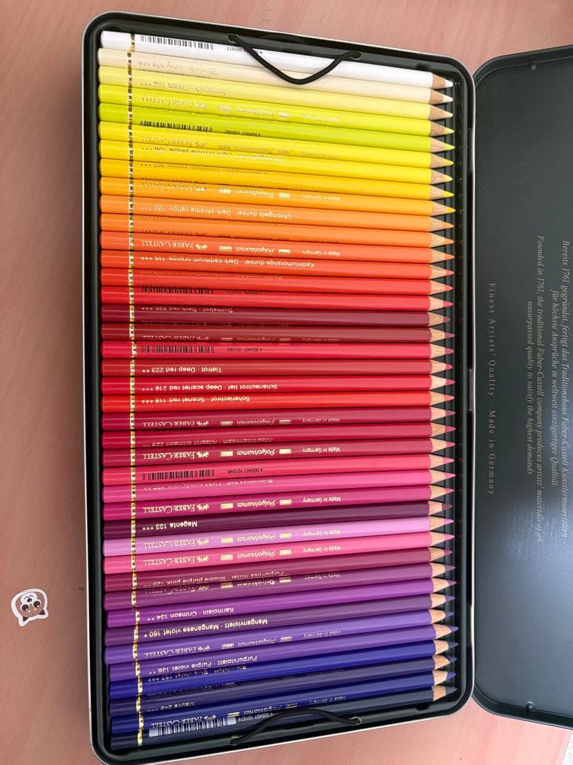 ファーバーカステル ポリクロモス色鉛筆セット 120色 缶入