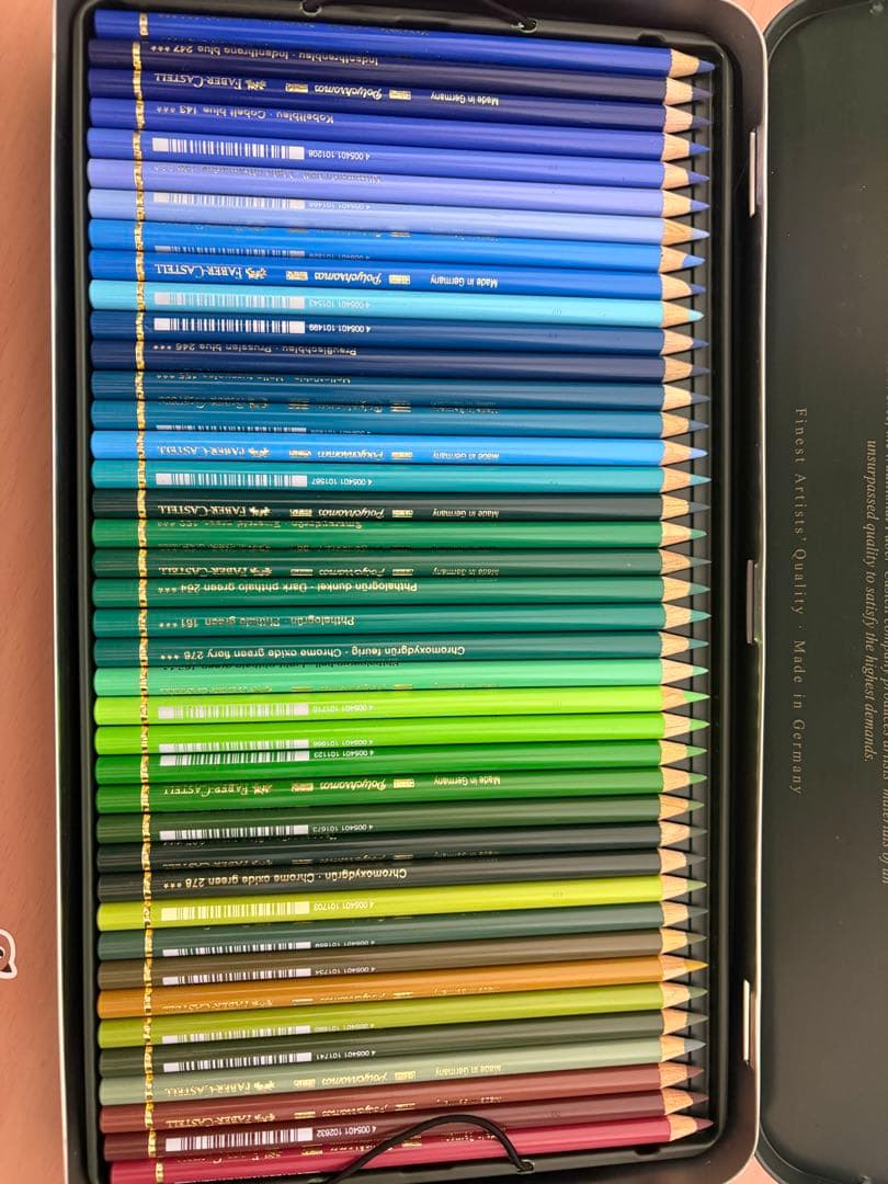 ファーバーカステル ポリクロモス色鉛筆セット 120色 缶入