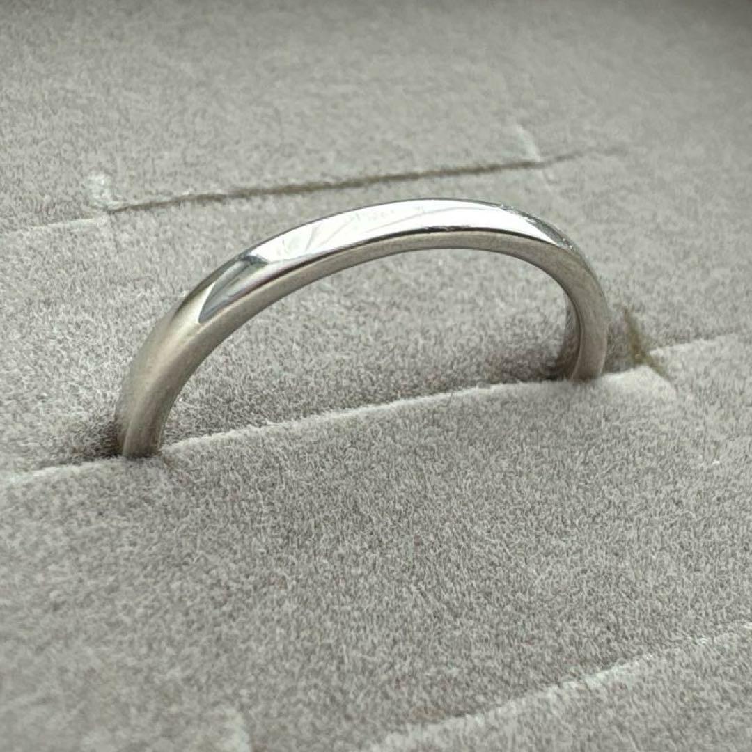 【美品】4℃ Pt950 ダイヤモンド リング ハーフエタニティ　10.5号