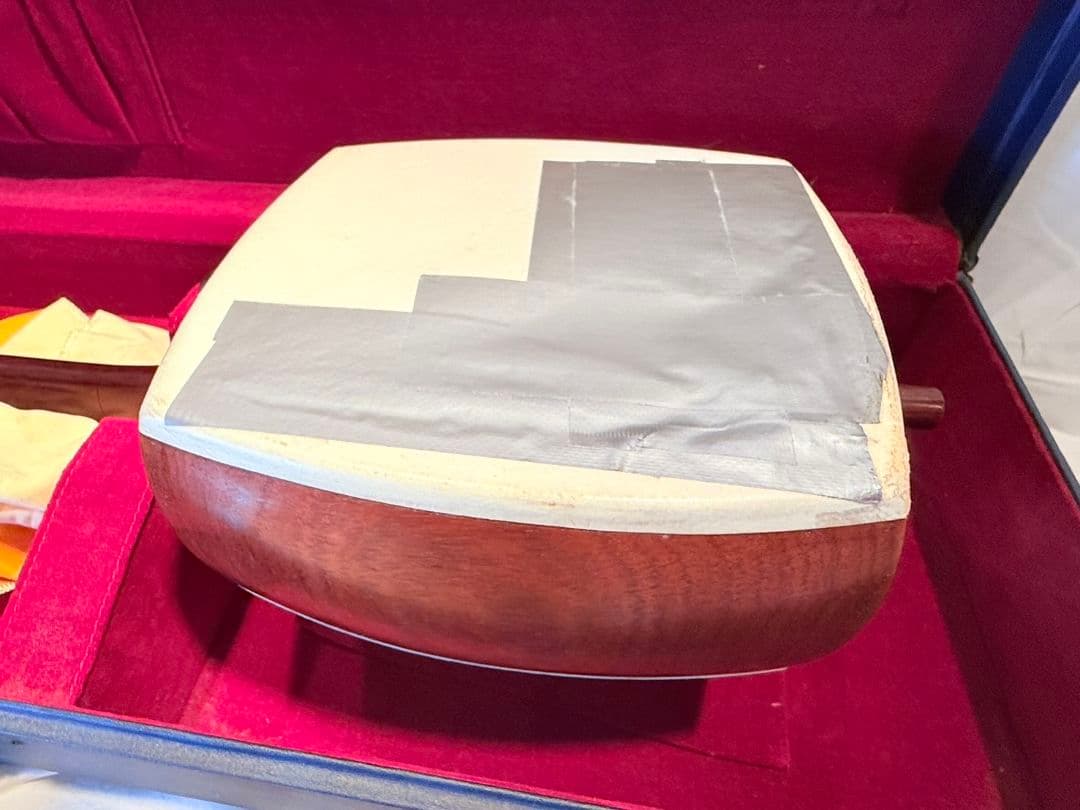 三味線 和楽器 細棹 長唄 撥 ハードケース 付属