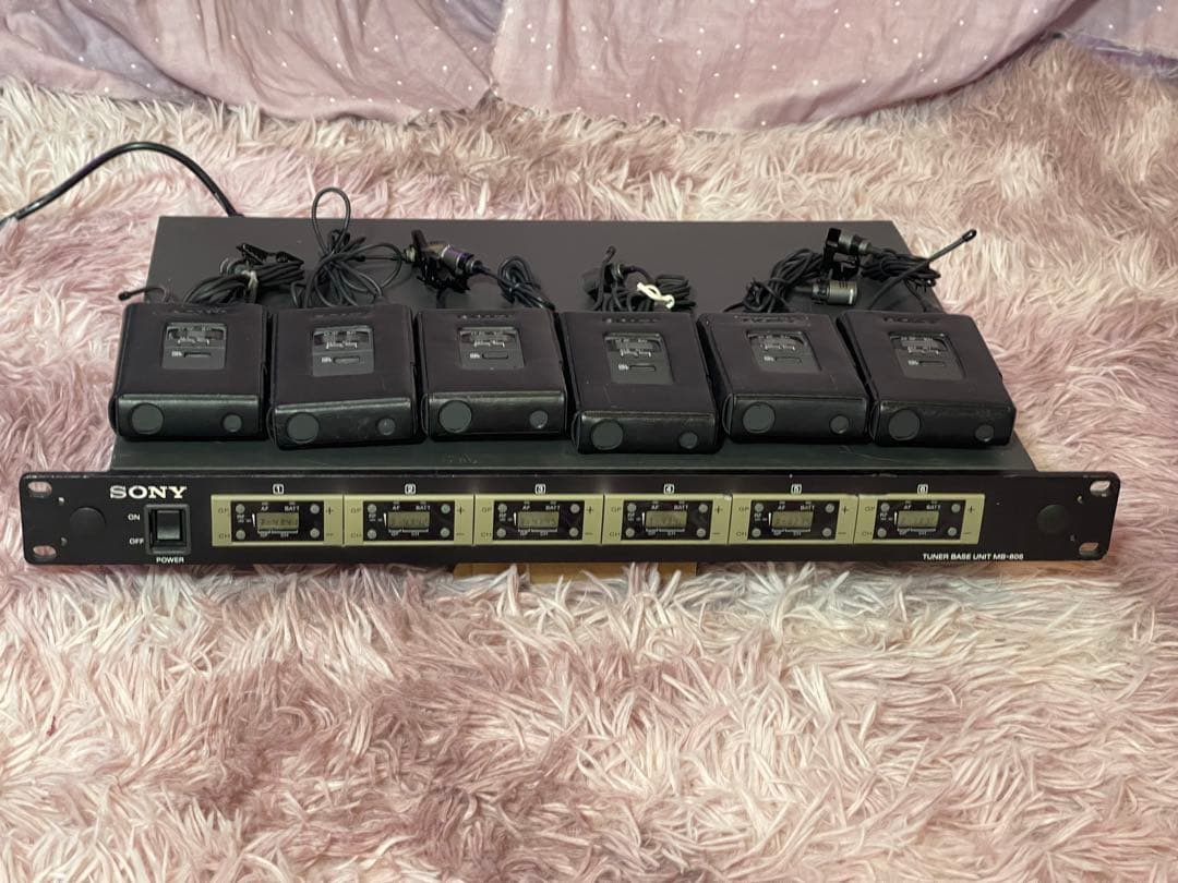 【同時6chセット】SONY ワイヤレスマイク MB-806 / WRT-820