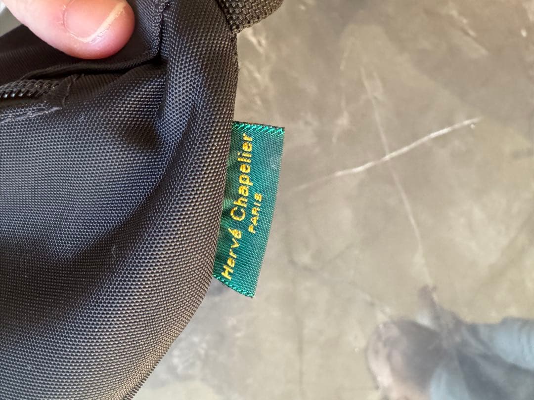 Herve Chapelier グリーンレーベル　バナナポシェット　ショルダー