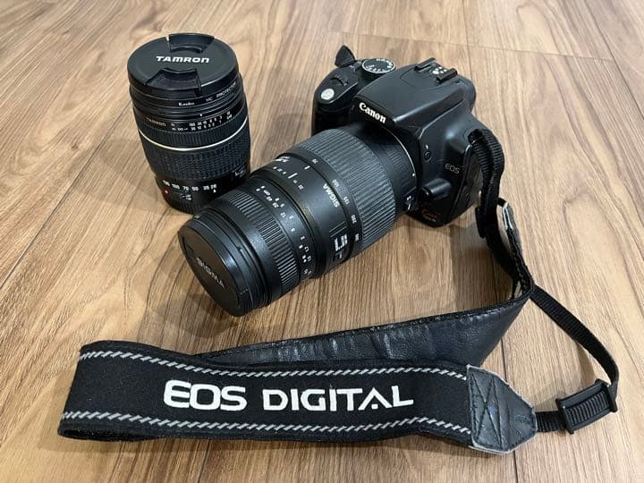 Canon EOS Kiss Digital N ズームレンズ2本付き