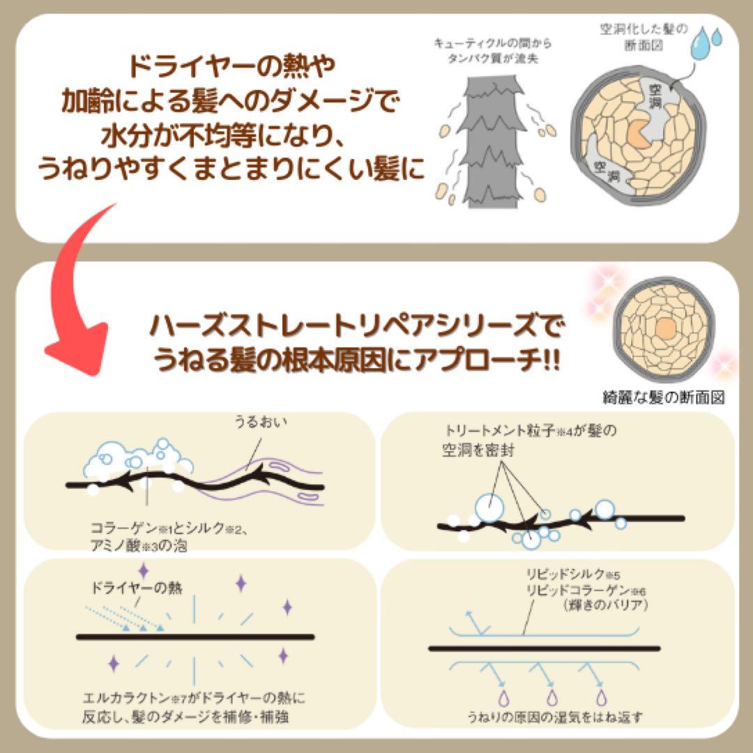 Hzストレートリペアシャンプー・トリートメント