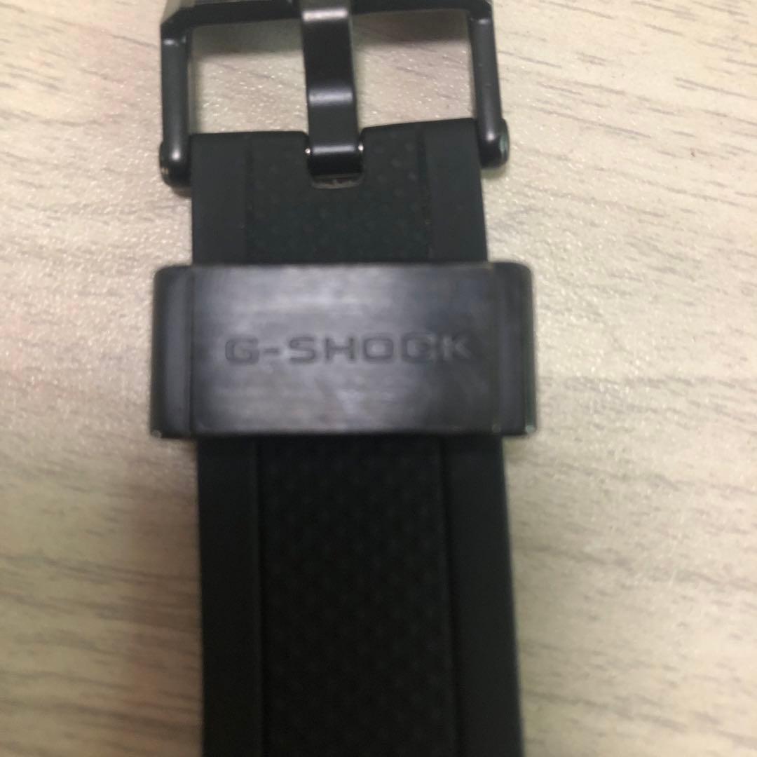 G-SHOCK カーボンブラック ラバーベルト クロノグラフ