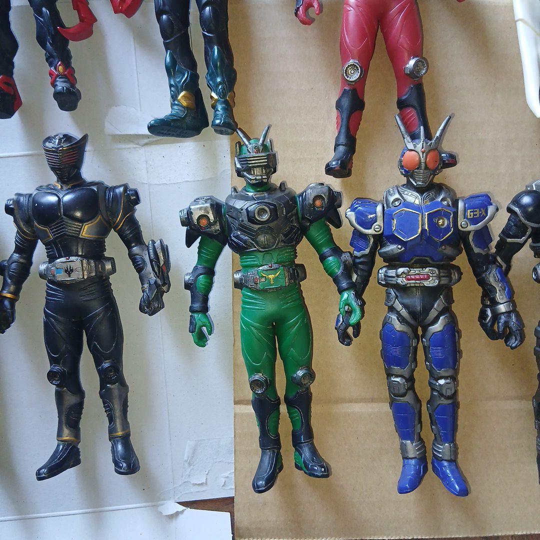 仮面ライダー クウガ 龍騎 アギト ソフビ フィギュア 23体セット 平成