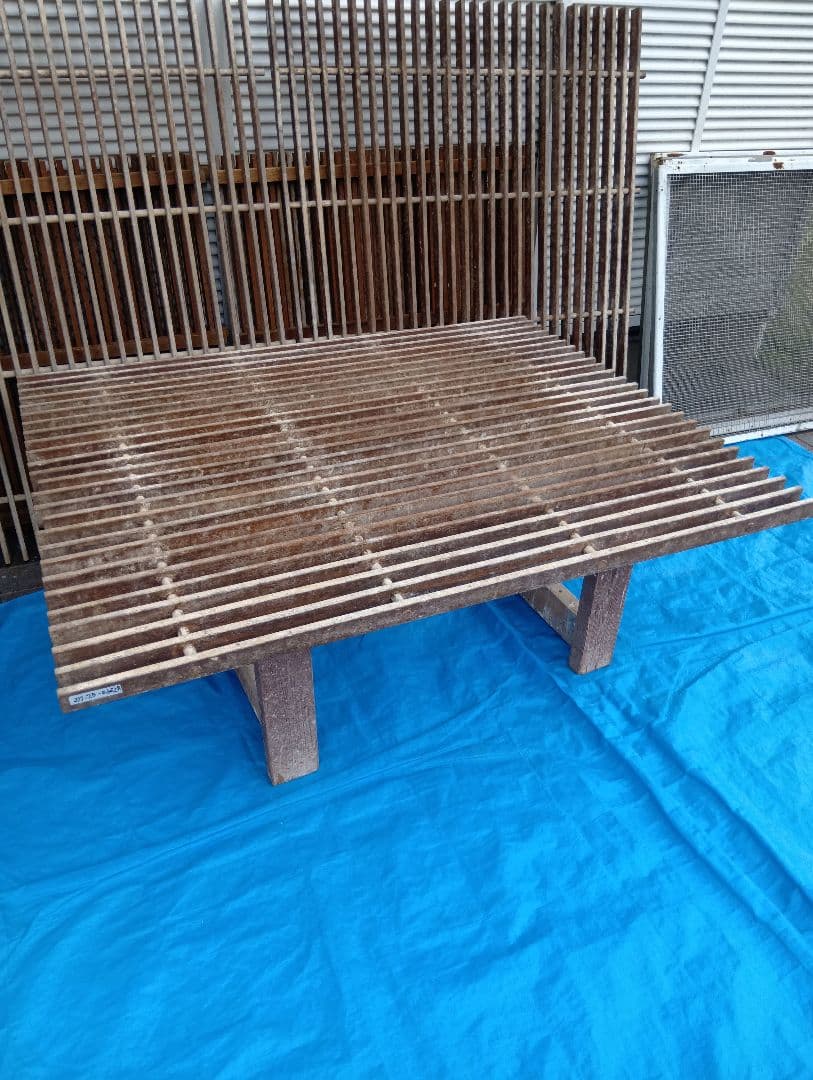 鳩舎 木製スノコ 2枚組 苗木 倉庫 盆栽 小屋 簀子 グレーチング 愛鳩の