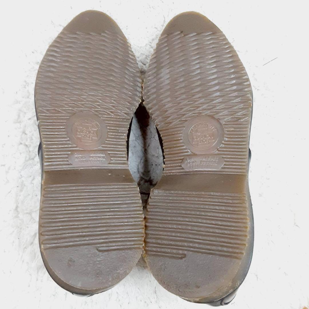 美品 26㎝◎ドクターマーチン ROBOT 革靴 黒 イギリス製 V字ステッチ