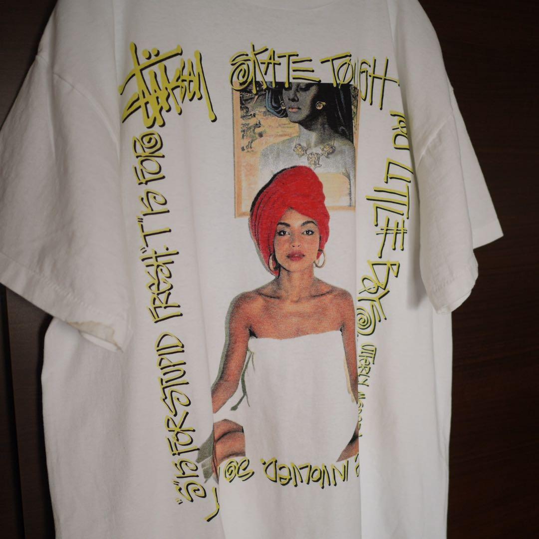 希少 STUSSY × SADE コラボTシャツ L USA製
