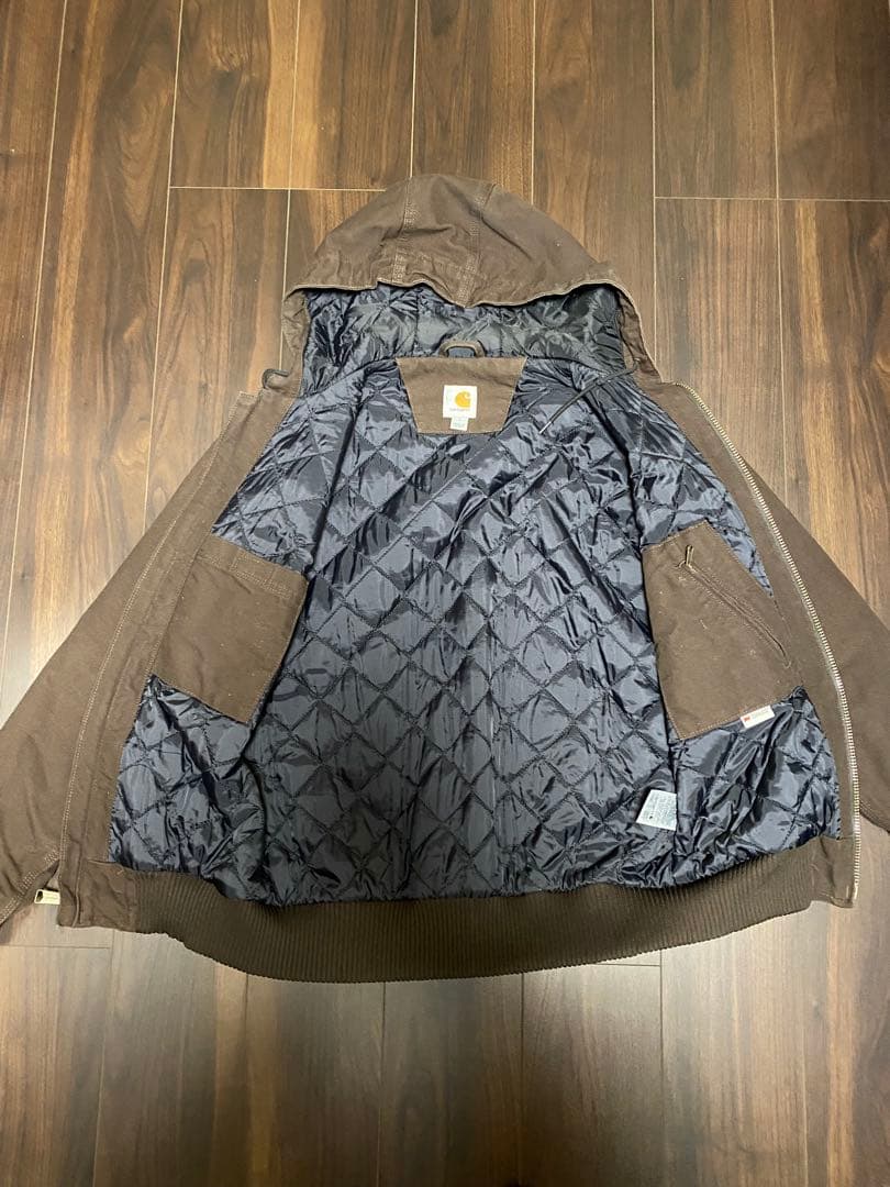 カーハート アクティブジャケット　ブラウン　メキシコ製