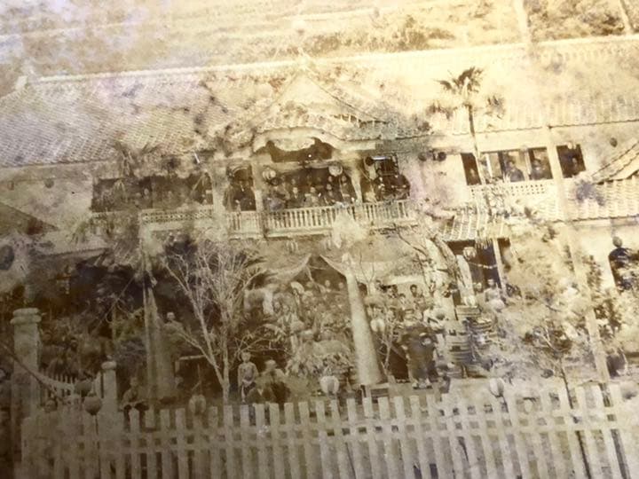 依田善六年代物古い写真額縁大正明治侍アンティーク骨董文化資料