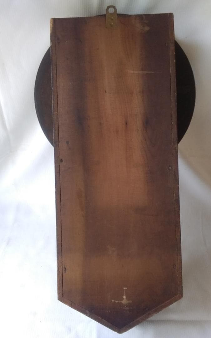 レトロな振り子掛けボンボン柱時計 稼働中 アンティーク ヴィンテージ