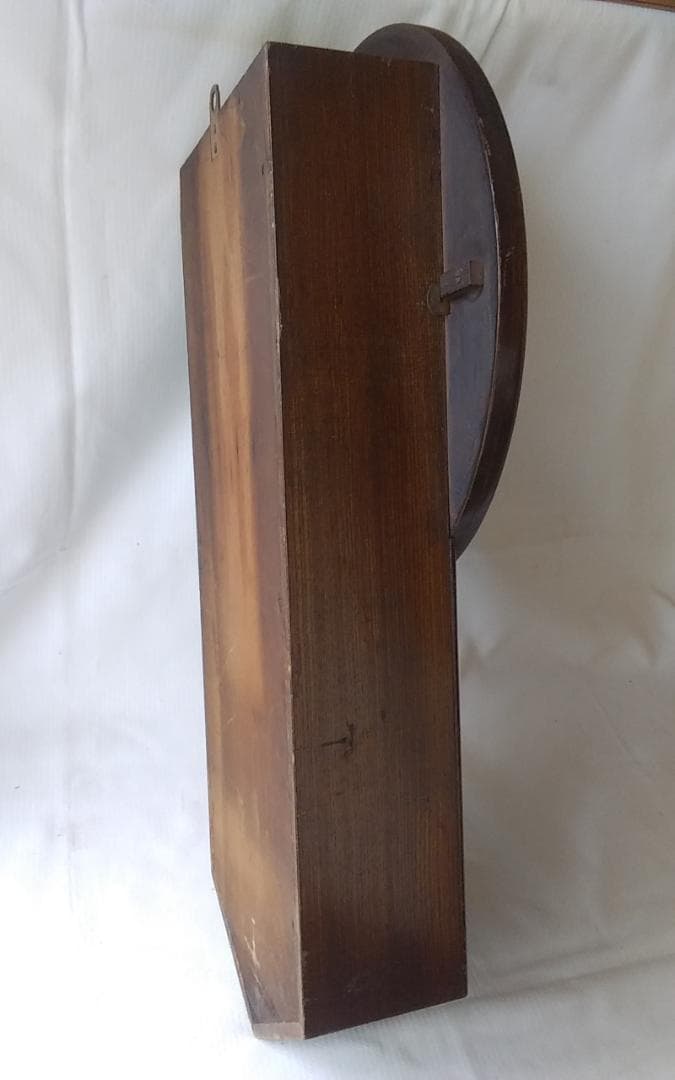 レトロな振り子掛けボンボン柱時計 稼働中 アンティーク ヴィンテージ