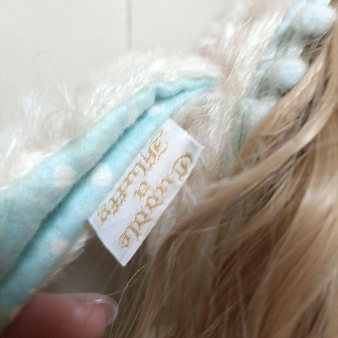 福寿ドール　ウサギ耳付きぬいぐるみ人形