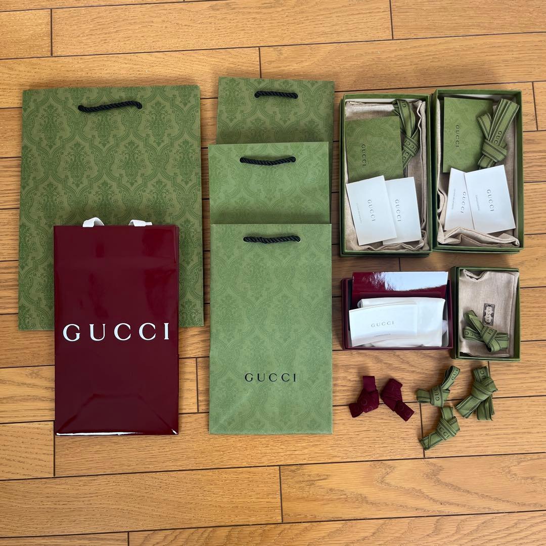 GUCCI グッチ 空箱 袋 リボン セット ギストボックス - メルカリ