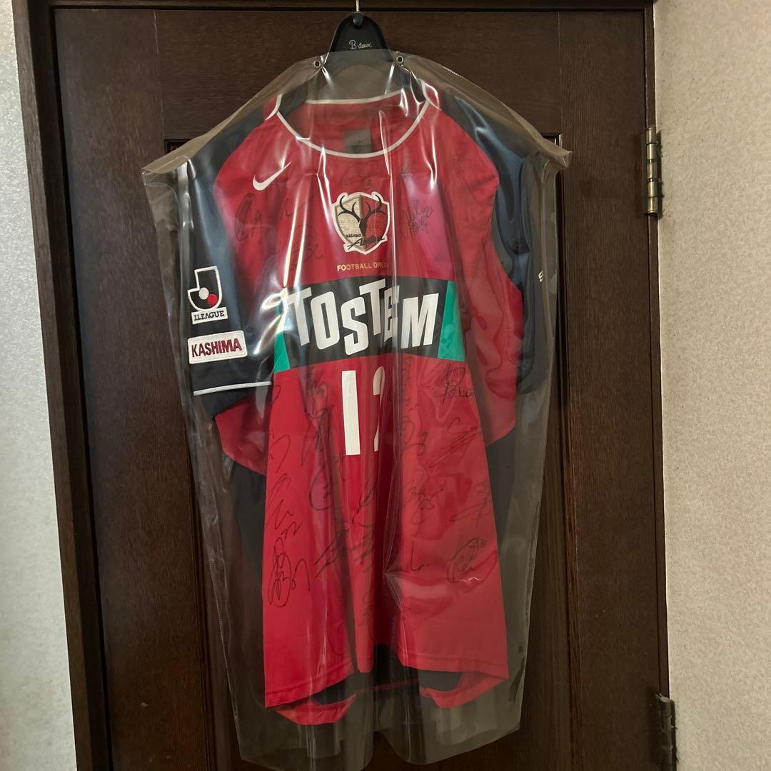 鹿島 アントラーズ ユニフォーム サイン入り