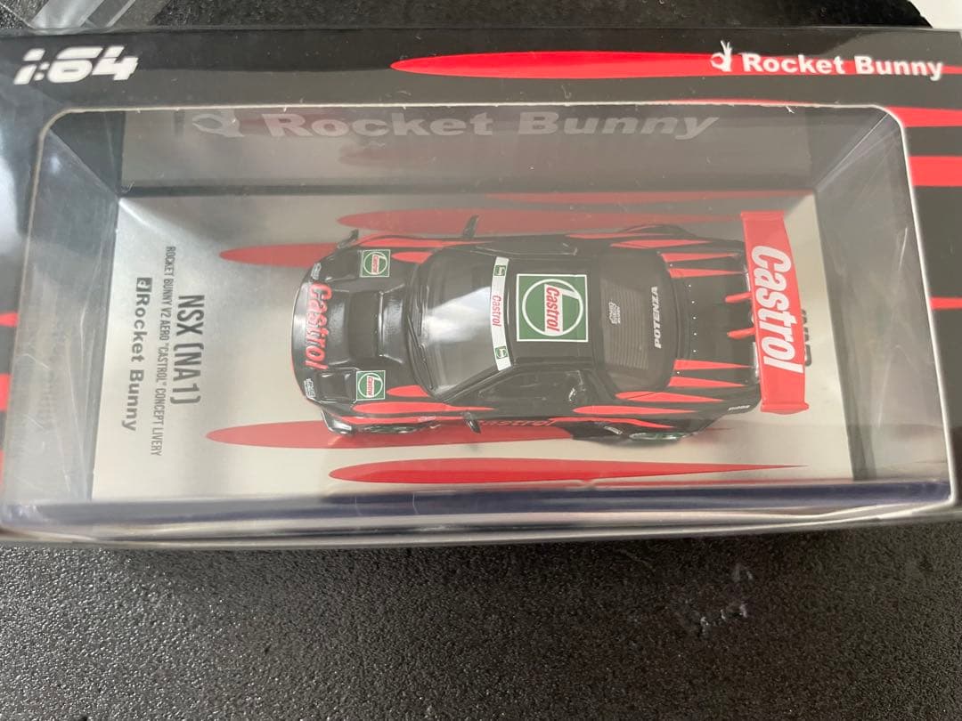 INNO64 1/64 NSX NA1 ロケットバニーV2 Castrol 無限