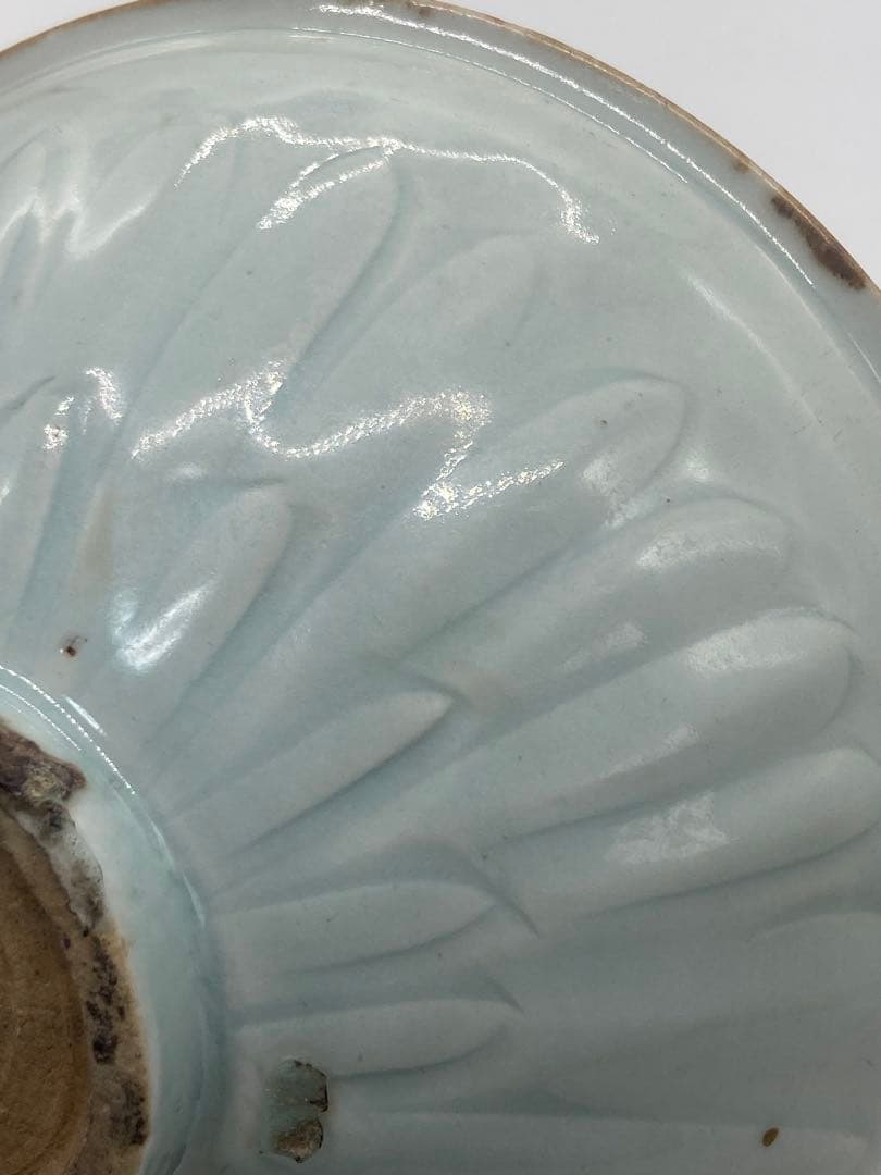 中国 青白磁畫花蓮池鴨紋碗 湖田窯 木箱入 送料込み0111 - メルカリ