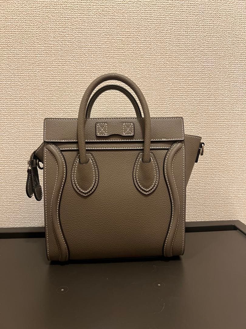 CELINE セリーヌ ラゲージ ナノ ショッパー ショルダーバッグ・箱無し