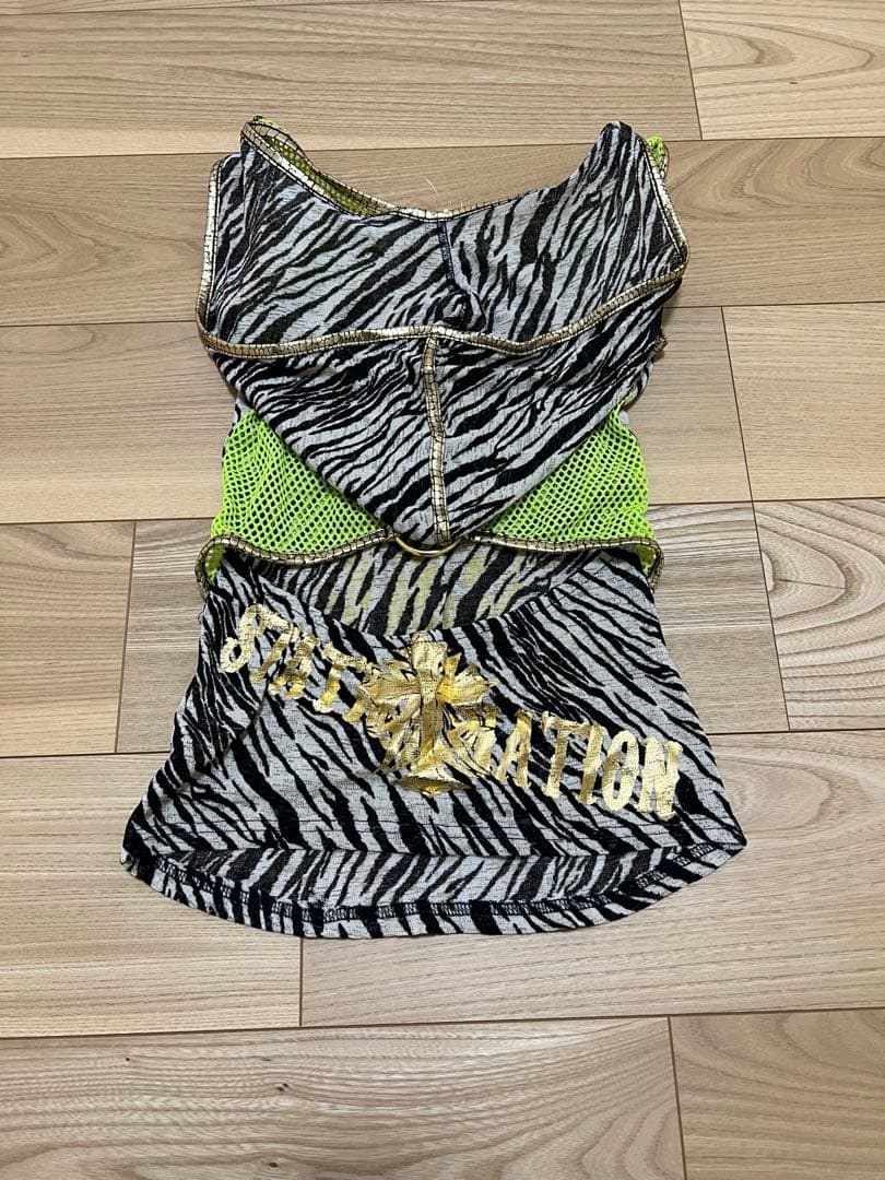 値下　d.i.a ダイヤ トップス ゼブラ　y2k 平成ギャル 希少　正規品