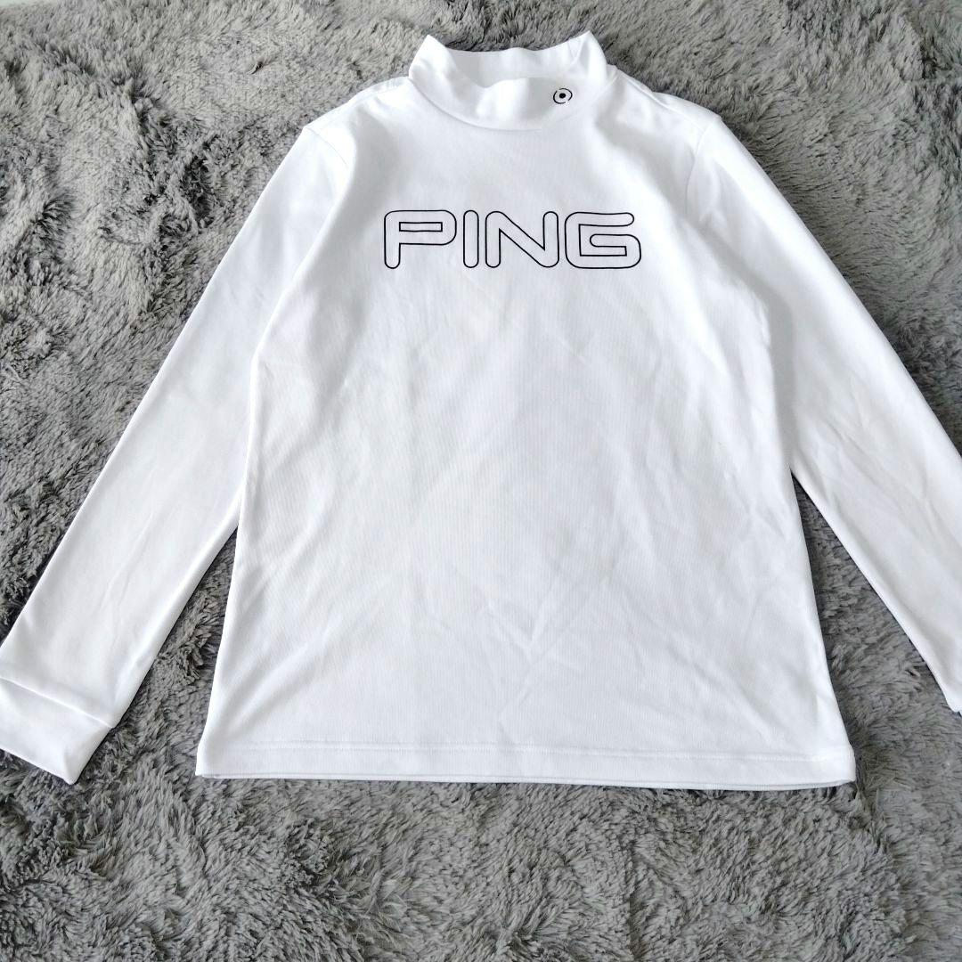 PING/adidas♡モックネック長袖/中綿スカート♡L ゴルフ/スポーツ