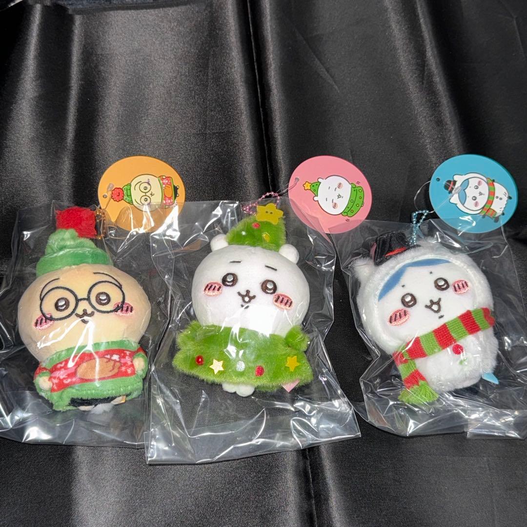 ちいかわ ハッピーホリデーなマスコット ぬいぐるみ ハチワレ うさぎ