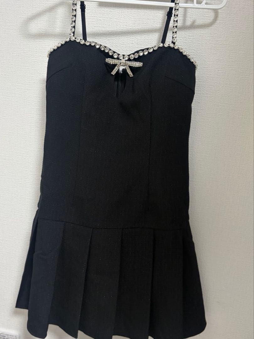 m*﻿様 カットアウトビジューキャミソールドレス／jewels キャバドレス　s