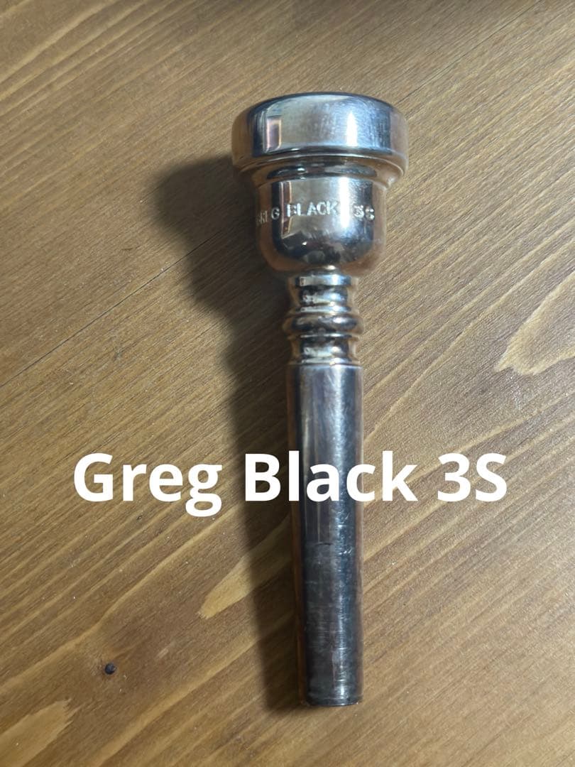 管楽器・吹奏楽器 Greg Black 3S グレッグ・ブラック Greg Black バストロンボーン太管マウスピース