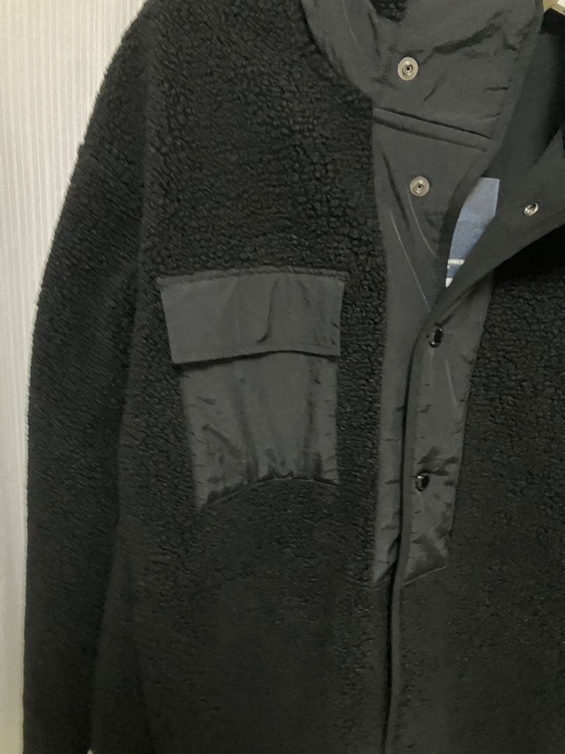 GU×ENGINEERED GARMENTS ボアフリーススナップパーカ