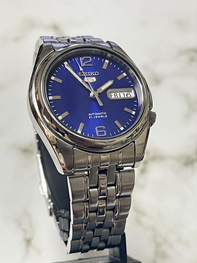 1995年11月製 セイコー5 オートマチック デイデイト　裏スケ　7S26