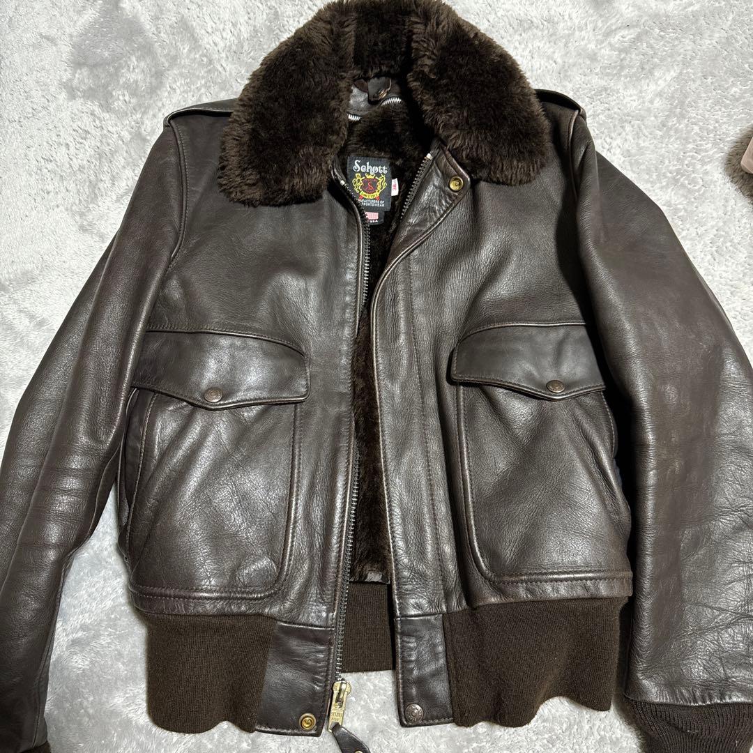 革ジャン Schott ショット フライトレザージャケット A2 Schott レザー