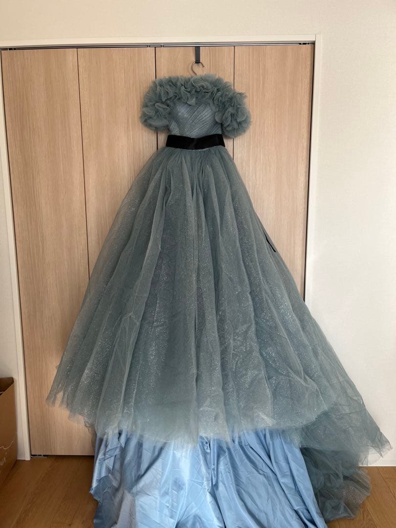 YNS オフショルダー　 ドレス　カラードレス　ウエディング