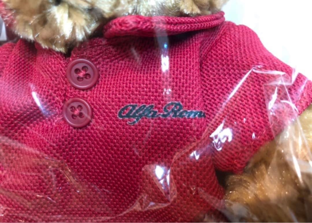 Alfa Romeo 純正 ベア マスコット　ラージサイズのくまのぬいぐるみ