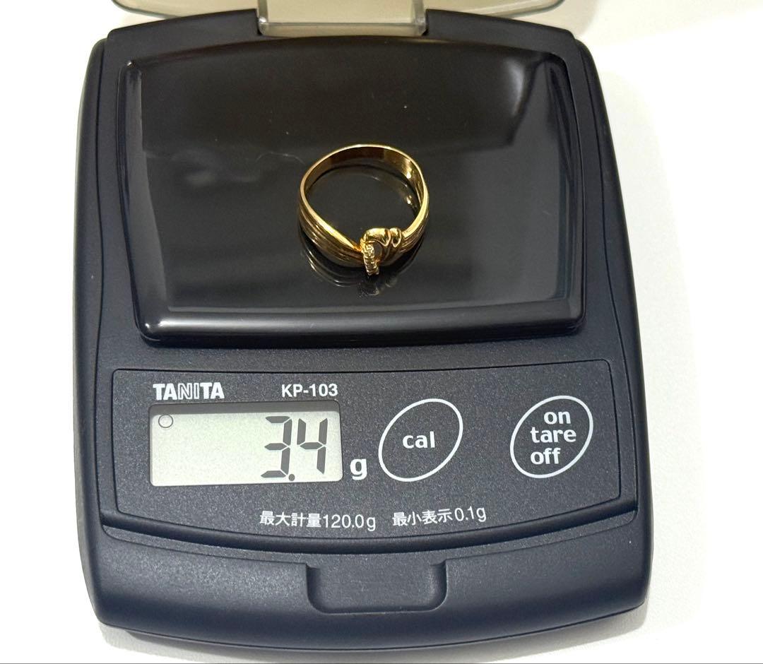 k18メレダイヤ17号リング