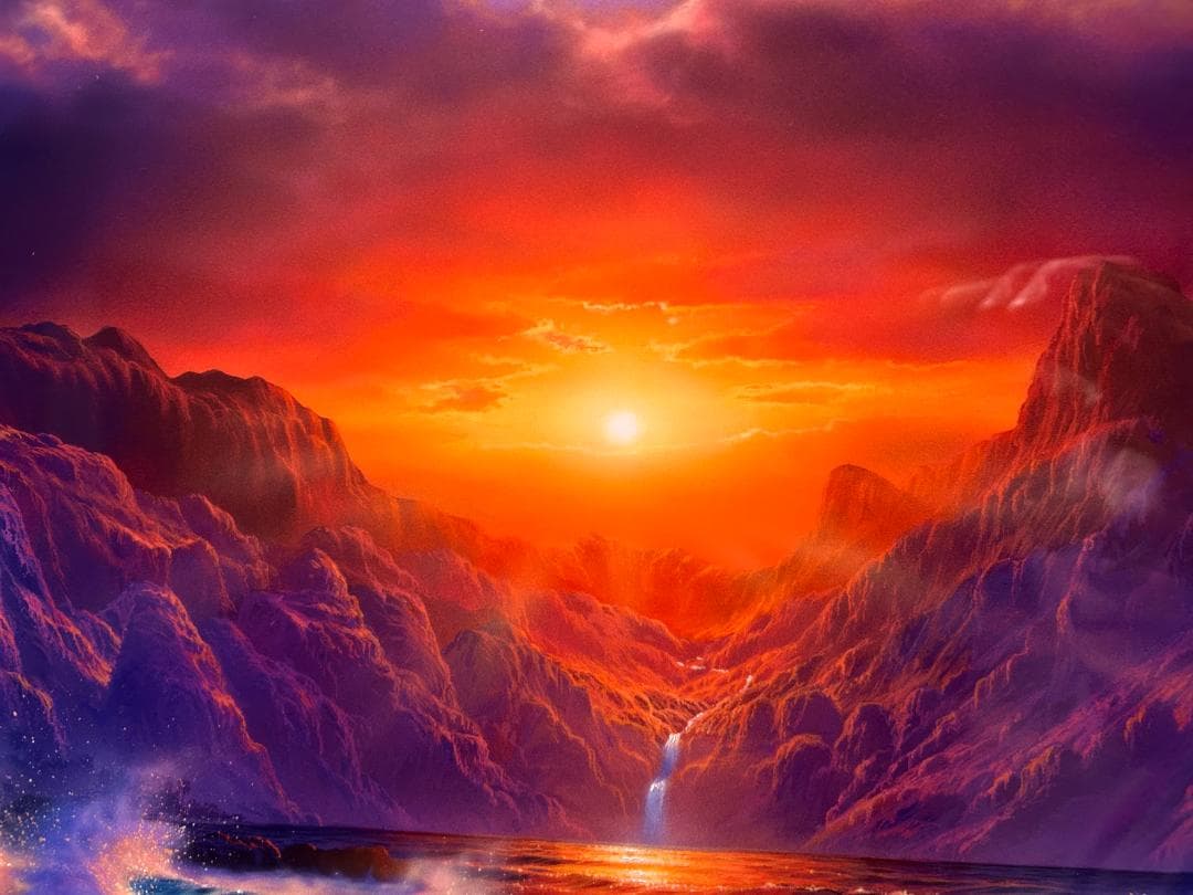 エスケープ Escape ラッセン Lサイズ 版画 真作保証 美品 - メルカリ