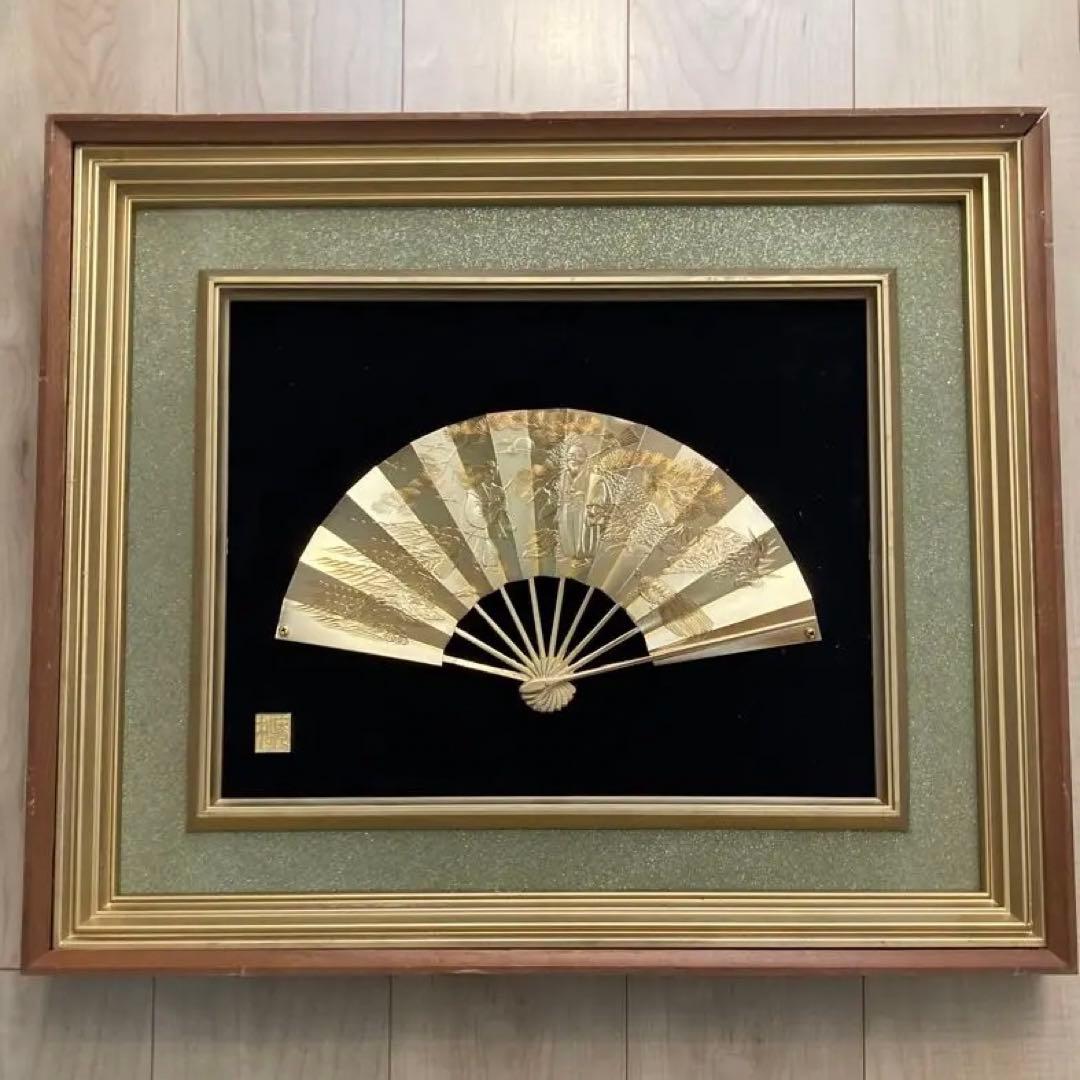 松庵 鍍金保証 寿シリーズ 扇子の飾り - メルカリ