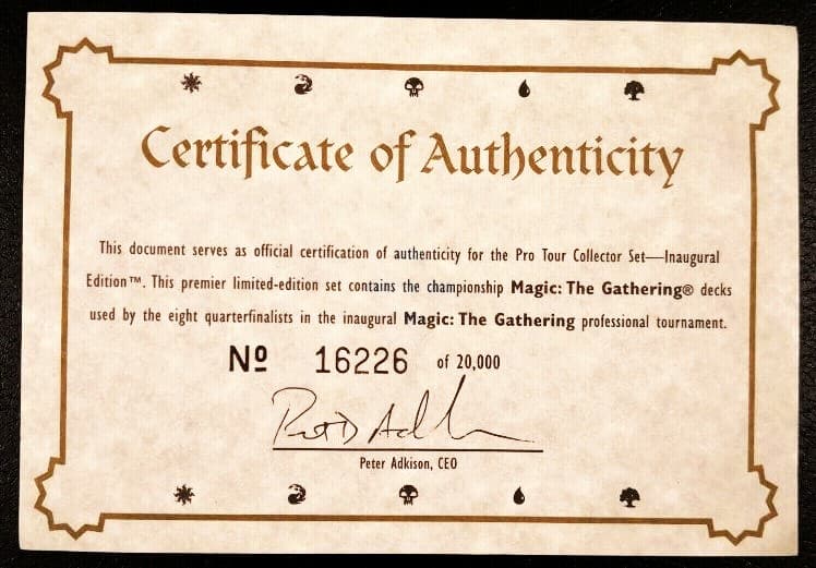 1996 プロツアー・ニューヨークベスト8デッキセット