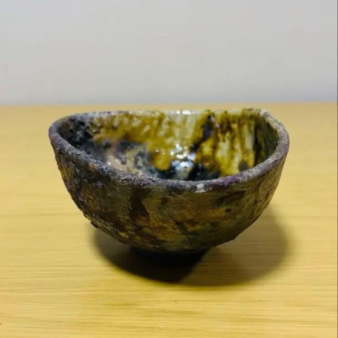 ぐい呑み / 陶器 辻村史朗 系 窯変 酒器 茶碗 工芸品 Chawan