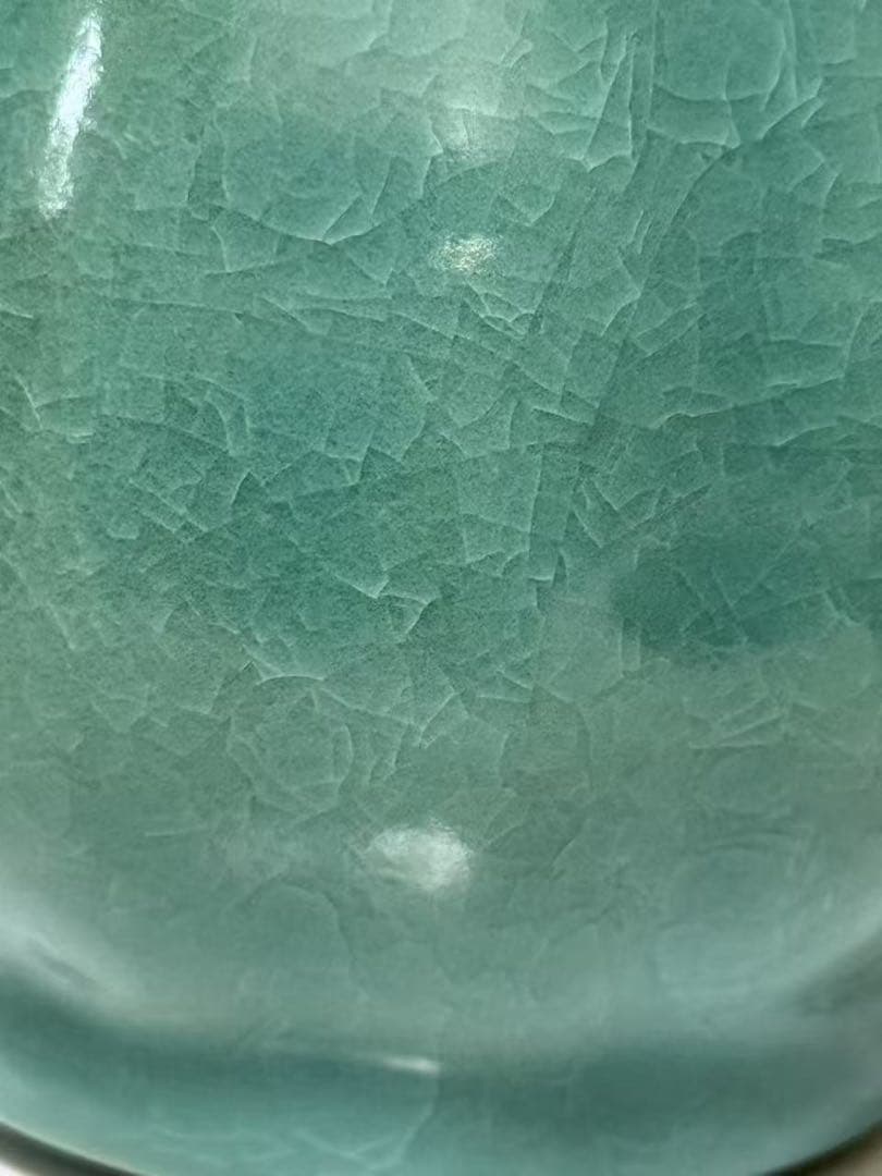 中国古美術中国古陶磁器宋時代汝窯花口瓶古 玩民国期頃茶道具 花入 唐物希少