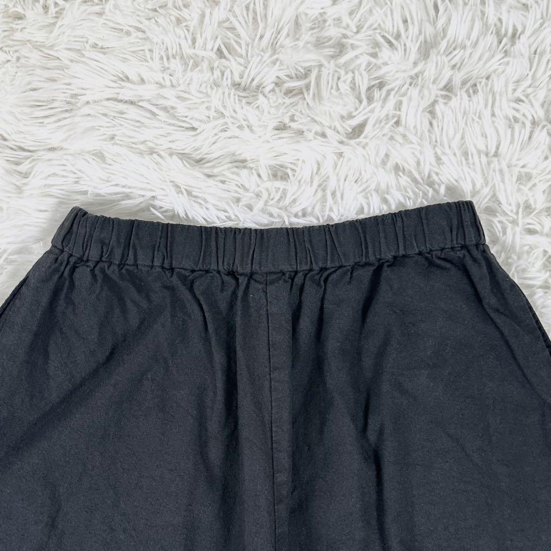 24ss美品✨ かぐれ コットンリネンラミーサルエルパンツ フリーサイズ 黒
