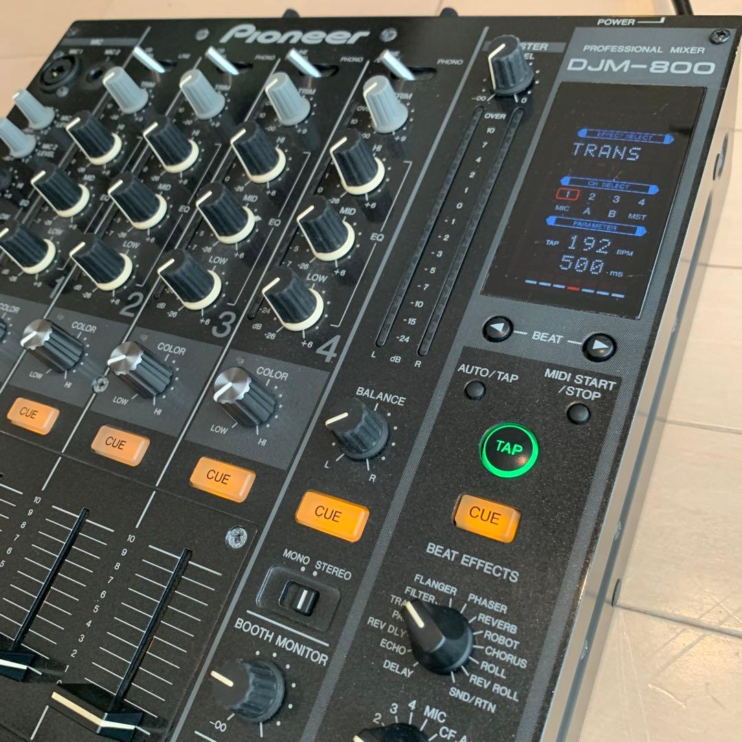 Pioneer DJM-800 DJミキサー 角度調整ミキサー専用スタンド付
