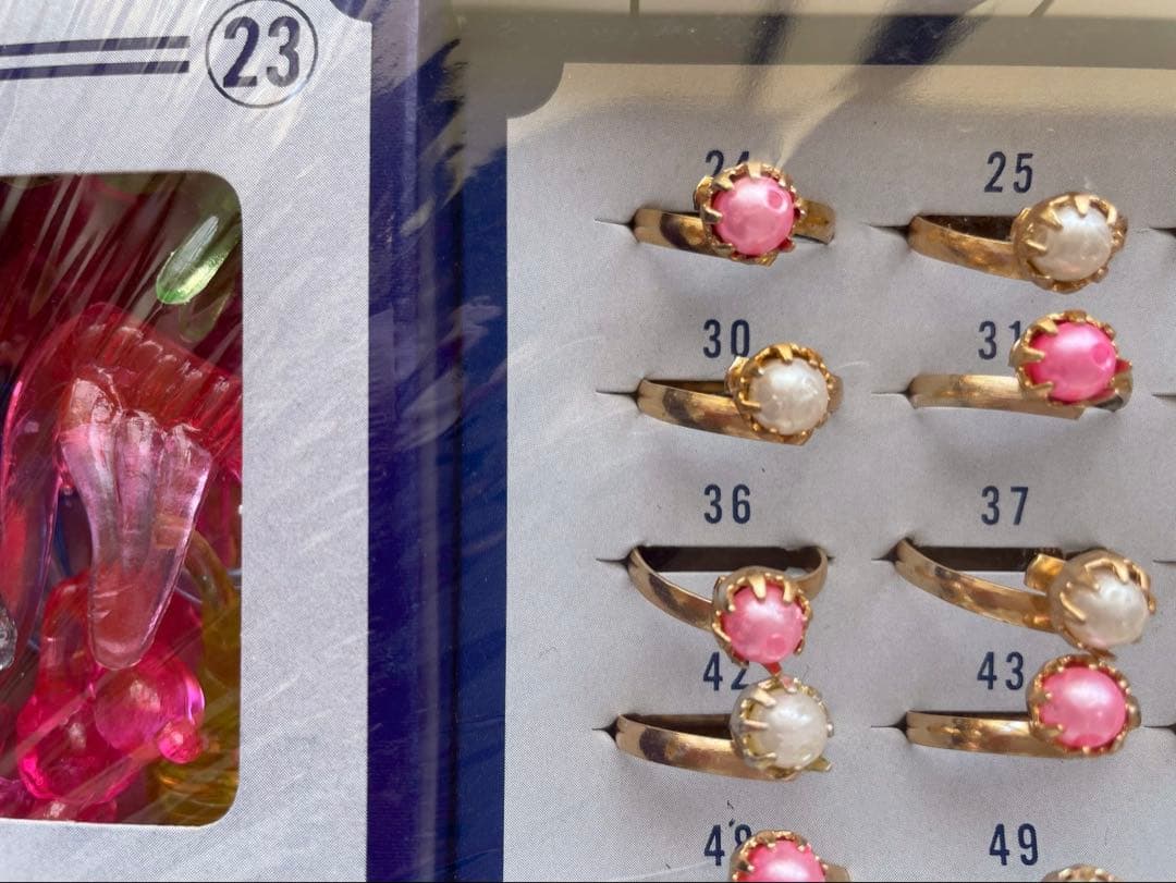 昭和レトロ　当てくじ　アクセサリーセット　指輪