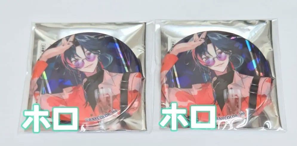 にじさんじ 串カツでんがな コラボ 缶バッジ 魁星 レア ホロ8